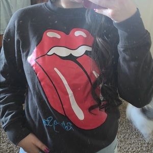 The rolling stones crew neck